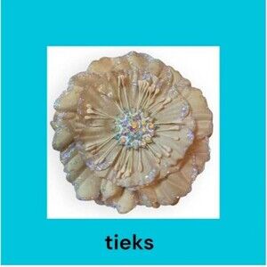 Tieks Flower, Champagne Flower, Box Topper, Flower Design